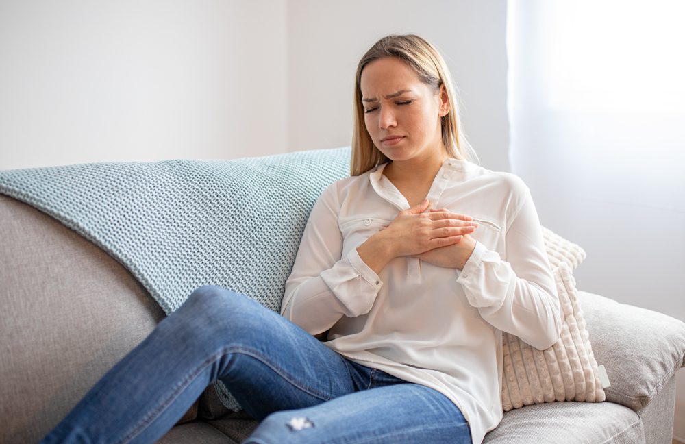 Simptome de anxietate - palpitatii cardiace